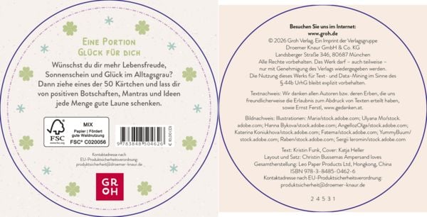 Produktbild: Impulskarten: Eine Runde Gl&uuml;cksmomente