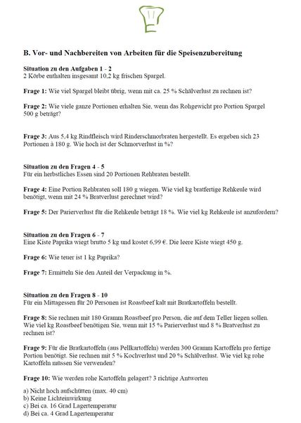 Produktbild: Top Pr&uuml;fung Fachkraft K&uuml;che