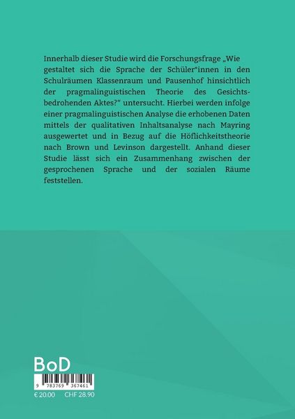 Produktbild: Sprache im Raum Schule heute