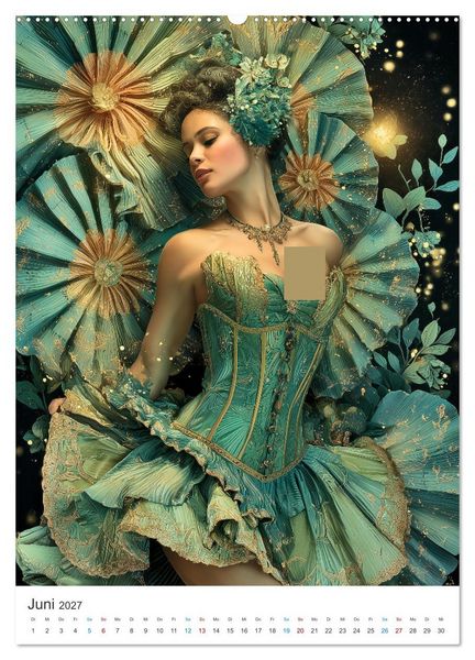 Produktbild: The Art of Burlesque (hochwertiger Premium Wandkalender 2027 DIN A2 hoch), Kunstdruck in Hochglanz