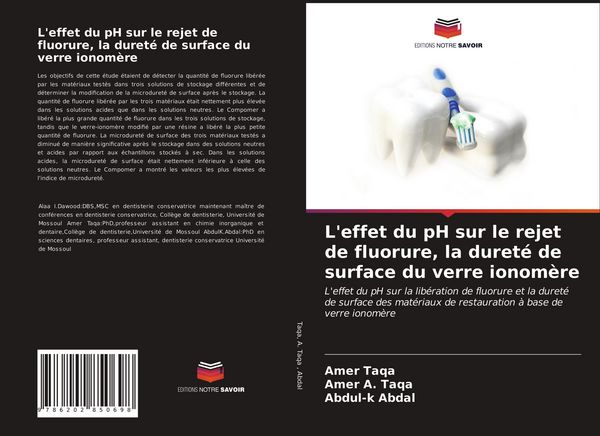 Produktbild: L'effet du pH sur le rejet de fluorure, la duret&eacute; de surface du verre ionom&egrave;re