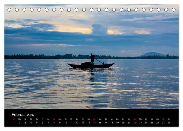 Produktbild: Vietnam Abenteuerreise (Tischkalender 2026 DIN A5 quer), CALVENDO Monatskalender