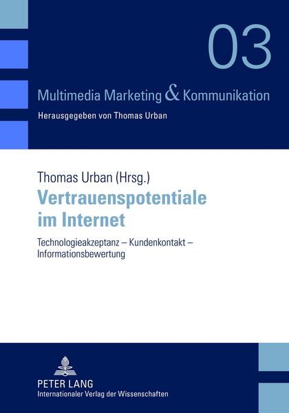 Produktbild: Vertrauenspotentiale im Internet