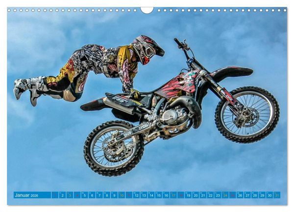 Produktbild: Motocross - mit vollem Risiko (Wandkalender 2026 DIN A3 quer), CALVENDO Monatskalender