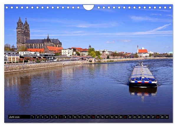 Produktbild: Elberadweg von Lutherstadt Wittenberg bis Hitzacker (Wandkalender 2026 DIN A4 quer), CALVENDO Monatskalender