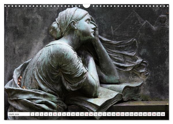 Produktbild: Alte Grabdenkm&auml;ler (Wandkalender 2026 DIN A3 quer), CALVENDO Monatskalender