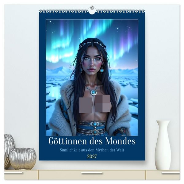 Produktbild: G&ouml;ttinnen des Mondes (hochwertiger Premium Wandkalender 2027 DIN A2 hoch), Kunstdruck in Hochglanz