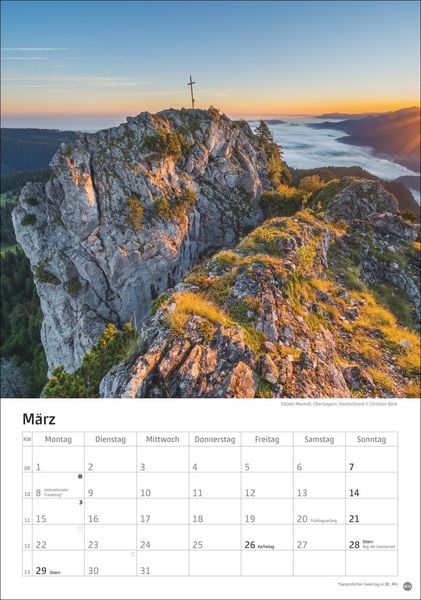 Produktbild: Alpen Kalender 2027