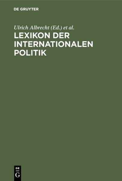 Produktbild: Lexikon der Internationalen Politik