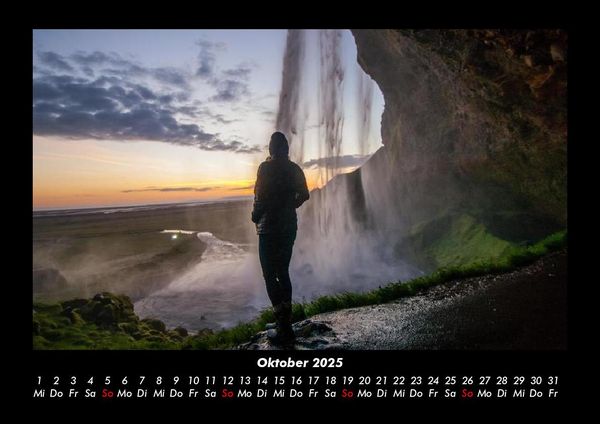 Produktbild: Wasserf&auml;lle 2025 Fotokalender DIN A3