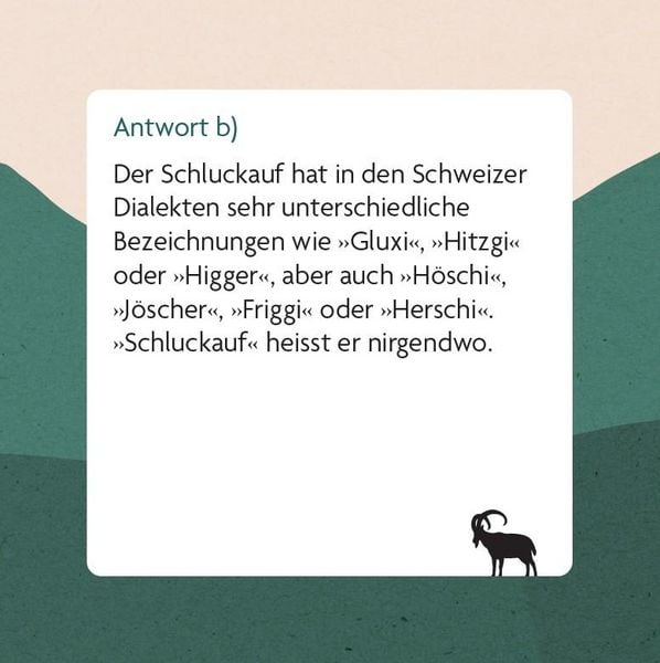 Produktbild: Dialekt-Quiz Schweiz