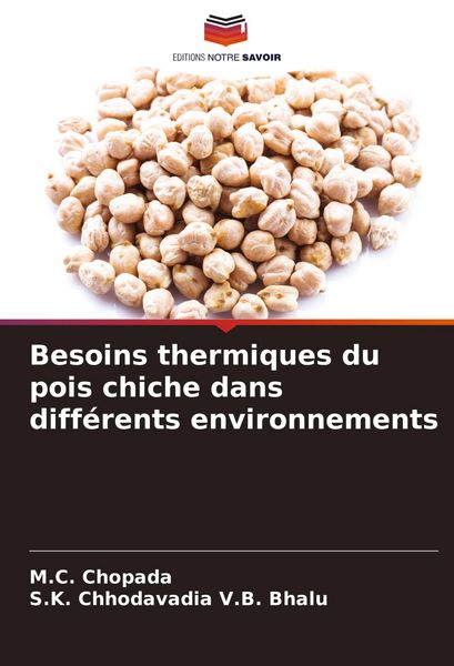 Produktbild: Besoins thermiques du pois chiche dans diff&eacute;rents environnements