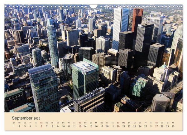 Produktbild: Toronto - Metropole in Ostkanada (Wandkalender 2026 DIN A3 quer), CALVENDO Monatskalender