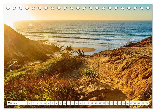 Produktbild: Algarve - Die wilde Westk&uuml;ste Costa Vicentina (Tischkalender 2026 DIN A5 quer), CALVENDO Monatskalender