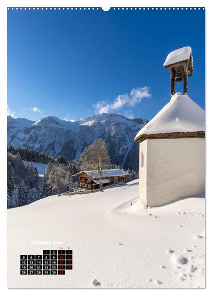 Produktbild: Leichte Wanderziele um Oberstdorf (hochwertiger Premium Wandkalender 2026 DIN A2 hoch), Kunstdruck in Hochglanz