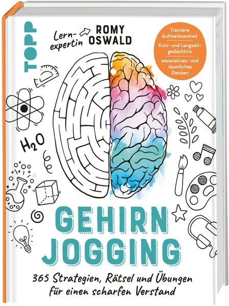 Produktbild: Gehirnjogging - 365 Strategien, R&auml;tsel und &Uuml;bungen f&uuml;r einen scharfen Verstand