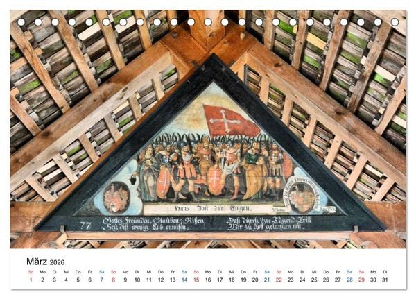 Produktbild: Unterwegs in Luzern (Tischkalender 2026 DIN A5 quer), CALVENDO Monatskalender