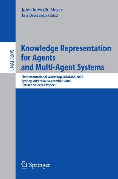 Produktbild: Knowledge Representation for Agents and Multi-Agent Systems