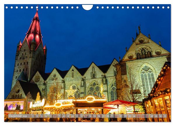 Produktbild: Ein Blick auf Paderborn (Wandkalender 2026 DIN A4 quer), CALVENDO Monatskalender