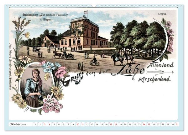 Produktbild: Gruss aus dem Altenlande (hochwertiger Premium Wandkalender 2026 DIN A2 quer), Kunstdruck in Hochglanz