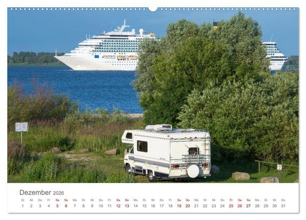 Produktbild: Abenteuer Wohnmobil - Camping, Vanlife, Roadtrips (Wandkalender 2026 DIN A2 quer), CALVENDO Monatskalender