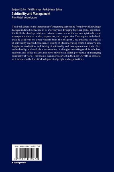 Produktbild: Spirituality and Management