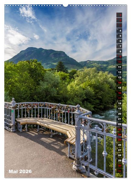 Produktbild: Stadtherz BOZEN (hochwertiger Premium Wandkalender 2026 DIN A2 hoch), Kunstdruck in Hochglanz