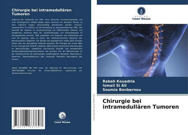 Produktbild: Chirurgie bei intramedull&auml;ren Tumoren