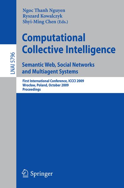 Produktbild: Computational Collective Intelligence. Semantic Web, Social Networks and Multiagent Systems