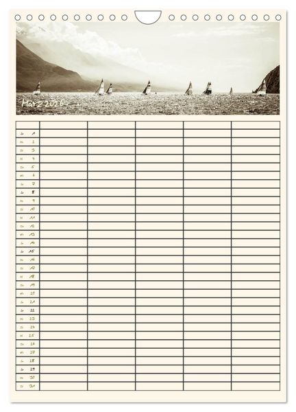 Produktbild: Der Gardasee im Norden - Familienplaner 2026 (Wandkalender 2026 DIN A4 hoch), CALVENDO Monatskalender