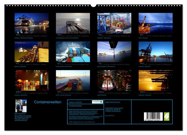 Produktbild: Containerwelten (hochwertiger Premium Wandkalender 2026 DIN A2 quer), Kunstdruck in Hochglanz