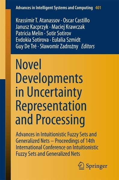 Produktbild: Novel Developments in Uncertainty Representation and Processing