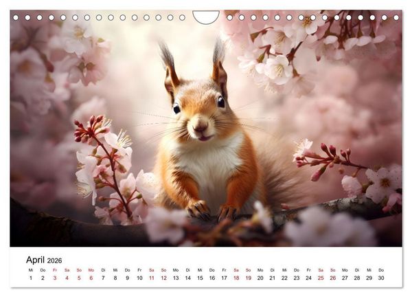 Produktbild: Magic Animals (Wandkalender 2026 DIN A4 quer), CALVENDO Monatskalender