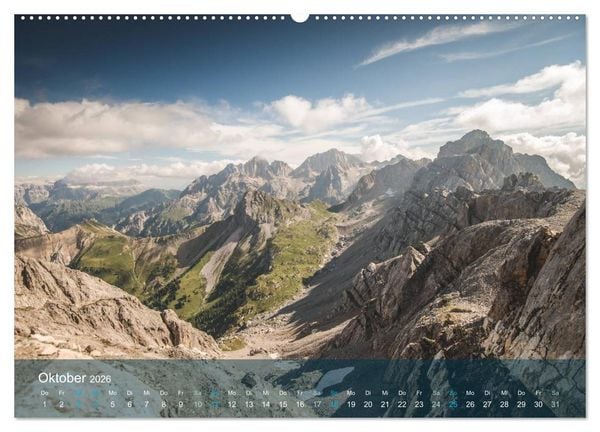 Produktbild: die dolomiten (Wandkalender 2026 DIN A2 quer), CALVENDO Monatskalender