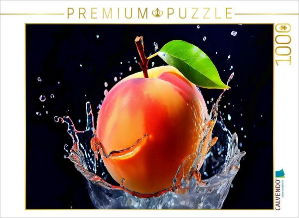Produktbild: CALVENDO Puzzle Pfirsich - Prunus persica | 1000 Teile Lege-Gr&ouml;&szlig;e 64x48cm Foto-Puzzle f&uuml;r gl&uuml;ckliche Stunden