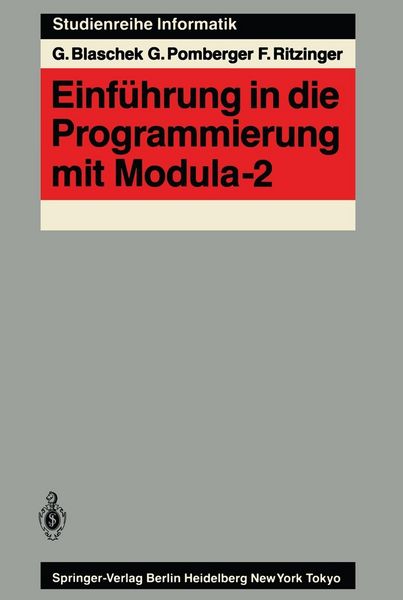 Produktbild: Einf&uuml;hrung in die Programmierung mit Modula-2