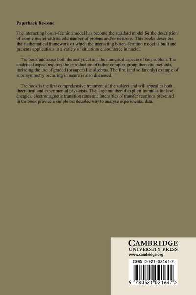 Produktbild: The Interacting Boson-Fermion Model