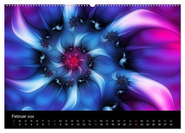 Produktbild: Neonfarben (Wandkalender 2026 DIN A2 quer), CALVENDO Monatskalender