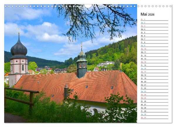 Produktbild: Hochschwarzwald (Wandkalender 2026 DIN A3 quer), CALVENDO Monatskalender