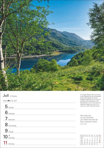 Produktbild: Schottland Wochenplaner 2027 - Eine Reise in 53 Bildern