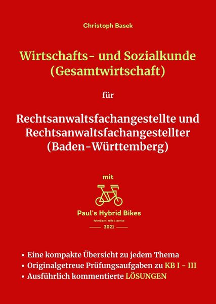 Produktbild: Wirtschafts- und Sozialkunde (Gesamtwirtschaft) f&uuml;r Rechtsanwaltsfachangestellte und Rechtsanwaltsfachangestellter (Baden-W&uuml;rttemberg)