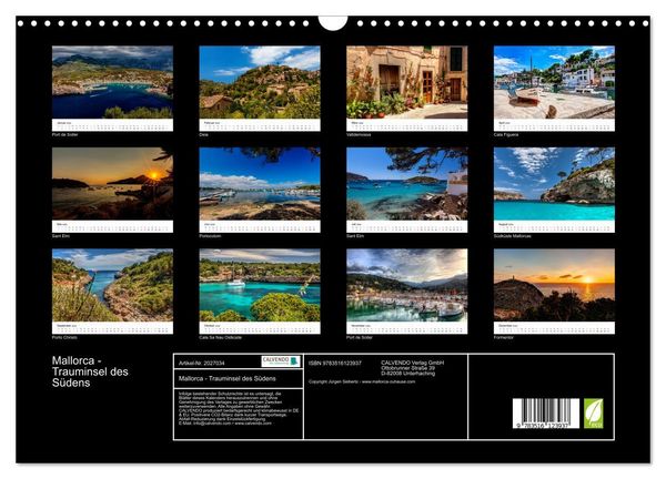 Produktbild: Mallorca - Trauminsel des S&uuml;dens (Wandkalender 2026 DIN A3 quer), CALVENDO Monatskalender