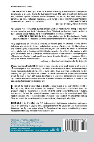 Produktbild: Key Legal Issues for Schools