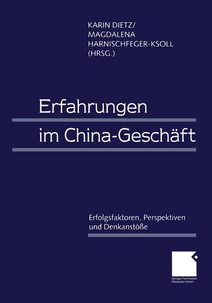 Produktbild: Erfahrungen im China-Gesch&auml;ft