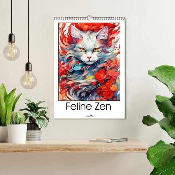 Produktbild: Feline Zen (Wall Calendar 2026 DIN A3 portrait), CALVENDO 12 Month Wall Calendar