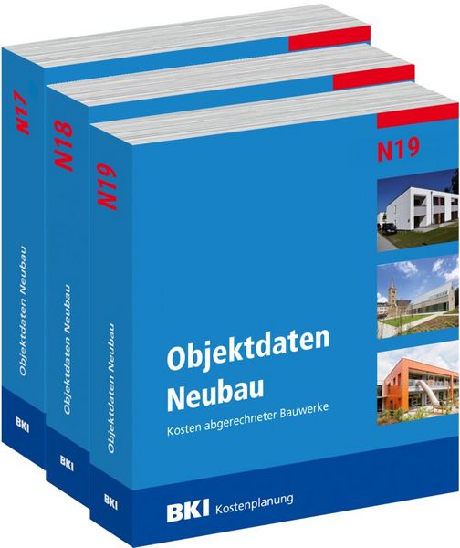 Produktbild: Gesamtausgabe BKI Objektdaten Neubau N17+ N18 + N19