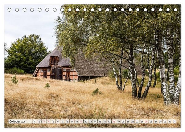 Produktbild: Norddeutsche Landschaften (Tischkalender 2026 DIN A5 quer), CALVENDO Monatskalender