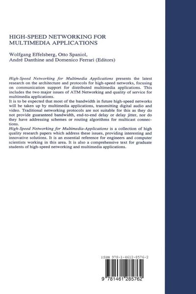 Produktbild: High-Speed Networking for Multimedia Applications