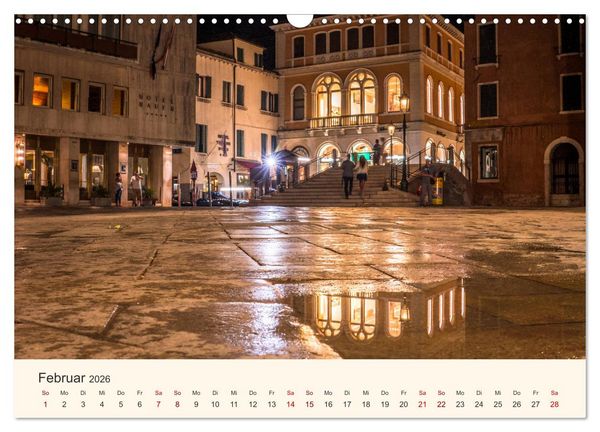 Produktbild: Venedig bei Tag und Nacht (Wandkalender 2026 DIN A3 quer), CALVENDO Monatskalender
