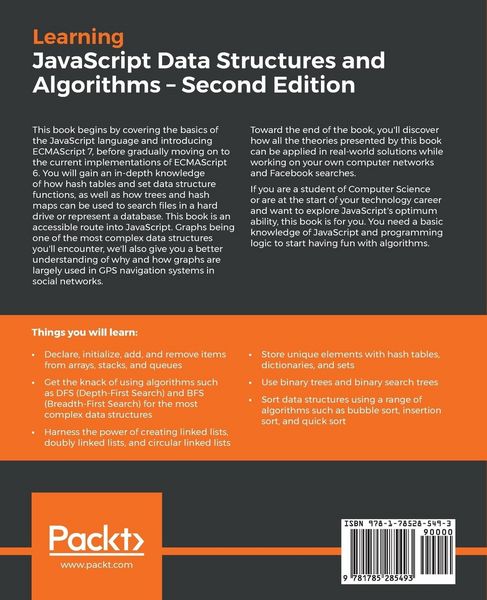 Produktbild: Learning JavaScript Data Structures and Algorithms - Second Edition